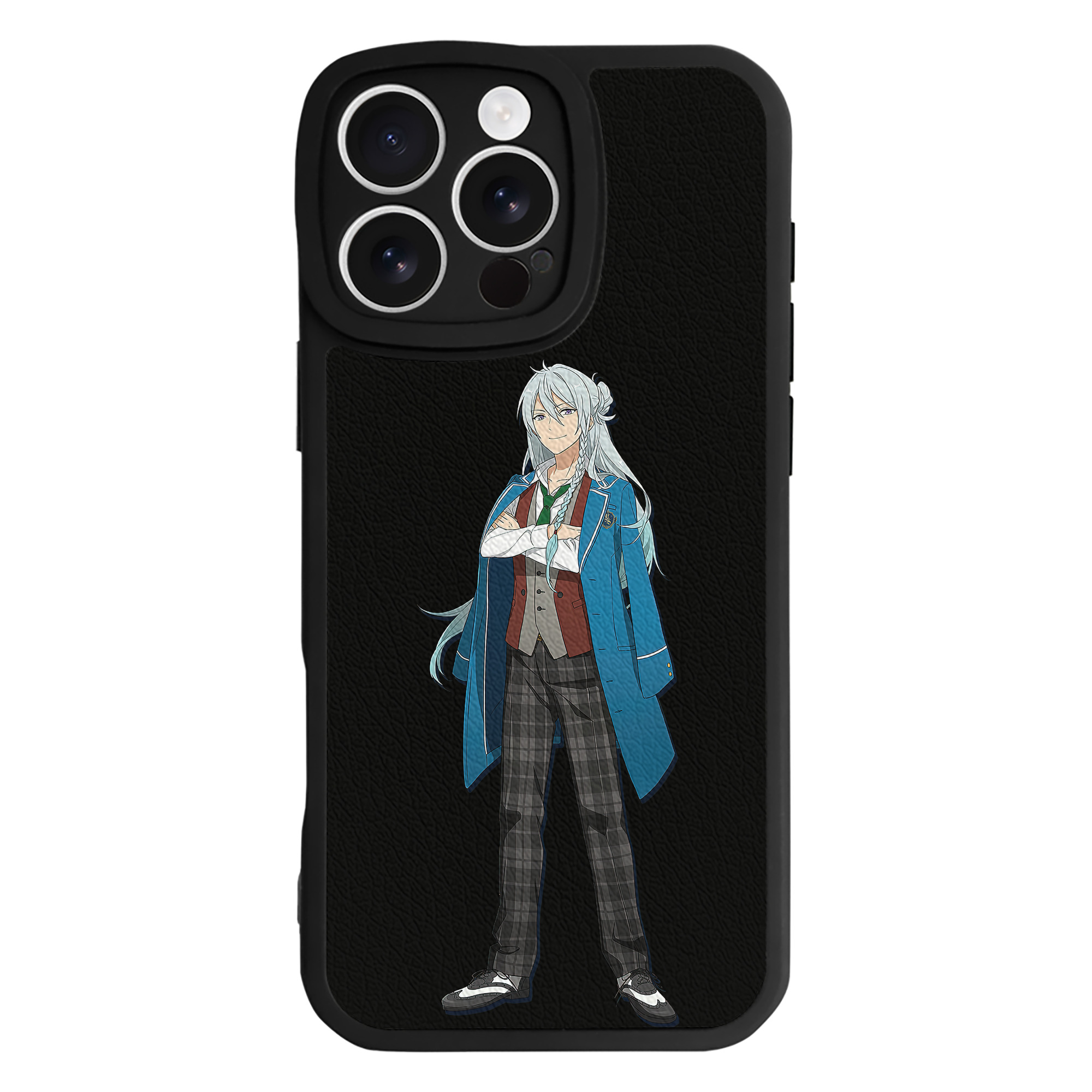 （画像用） あんさんぶるスターズ! Ensemble Stars 【iPhone 16シリーズ対応】シリコンスマホケース（レザー調） 材質：シリコン